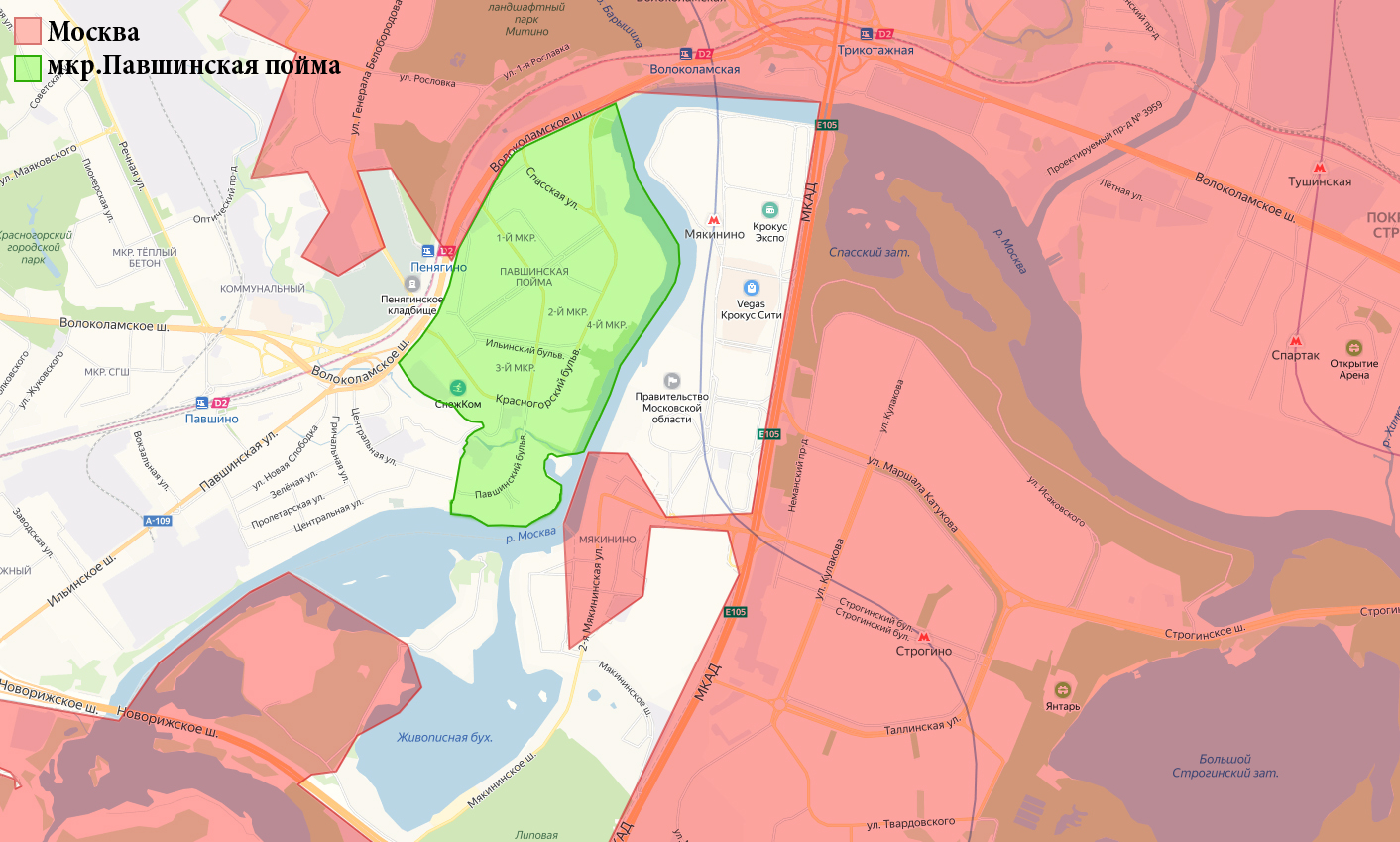 Карта составов московского. Карта Павшинской Поймы Красногорска. Карта Павшинская Пойма Красногорск. Пойма район в Москве. Границы Павшинской Поймы.