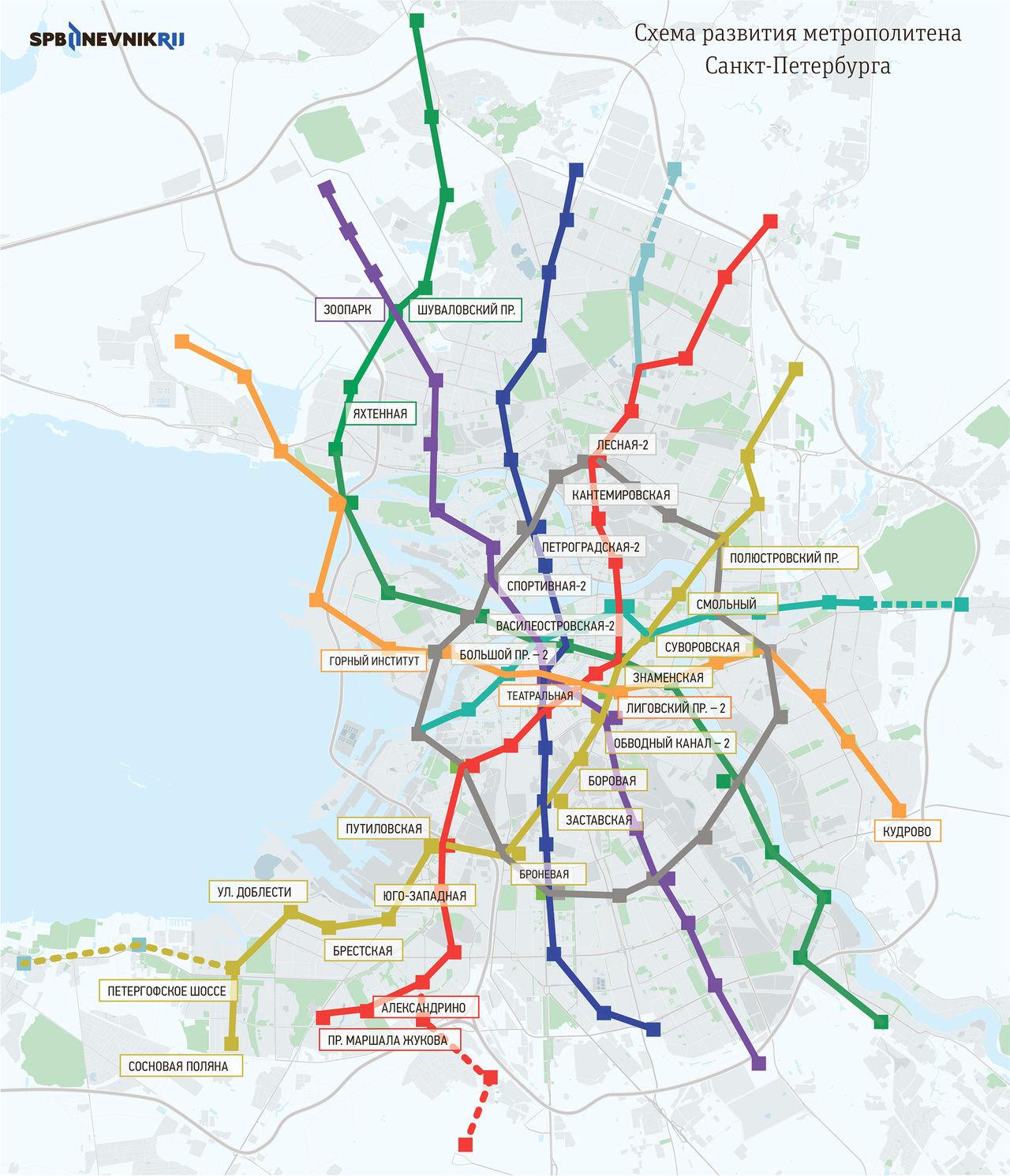 Станция метро карта в санкт петербурге